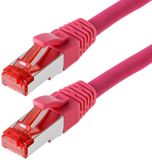 Helos Patchkabel S/FTP Cat 6 magenta 10,0 m