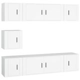 vidaXL Ensemble de meubles TV 7 pièces bois de chêne blanc