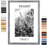 Merkloos Wan GmbH Houten fotolijst - Posterlijst Puzzellijst - Muurdecoratie Maken - Handgemaakt Made in Germany - 30 x 45 cm - Grijs geveegd