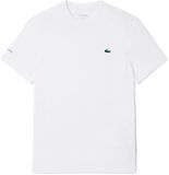 Lacoste Ndjokovic On Court T-shirt Korte Mouwen Wit L Man