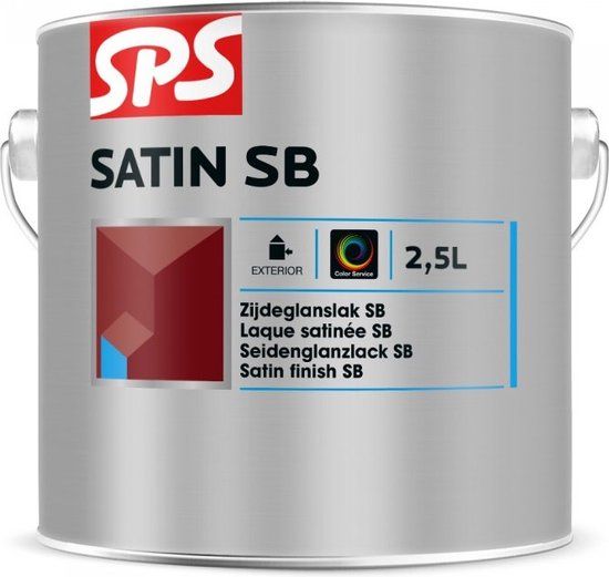 SPS Satin SB Muurverf Zijdeglans Wit 2.5L