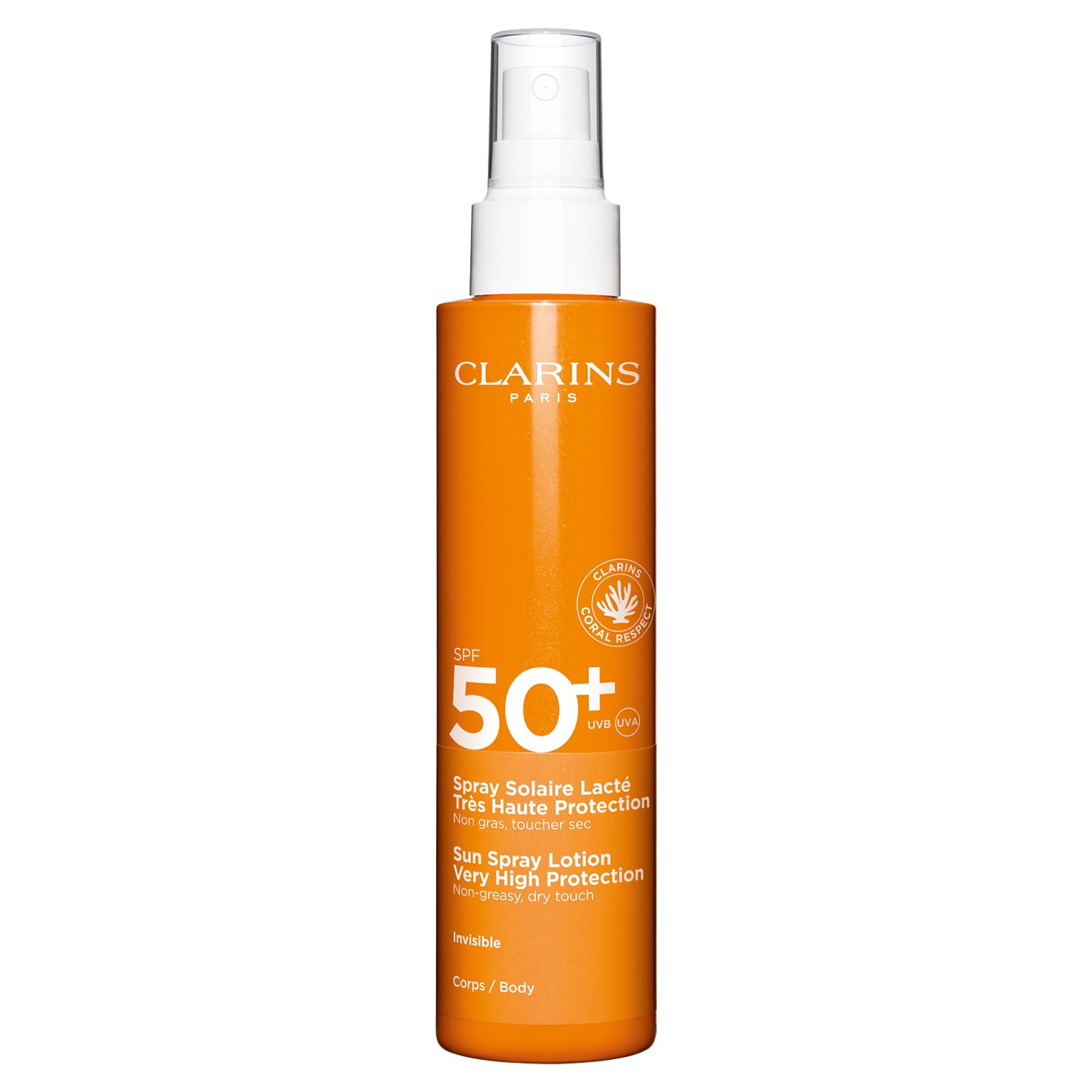Clarins Sun Spray Lotion Very High Protection SPF50+ 150ml - Face & Body Sunscreen