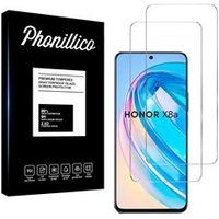 Phonillico® Honor X8A Gehard Glas Screenprotector [Pack 2]