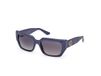 Guess GU00254 Shiny blue 55/18/135 Vrouwen Zonnebrillen
