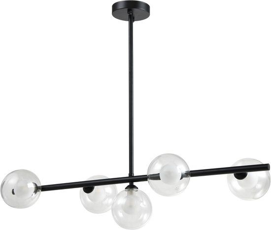 QUVIO Hanglamp met glazen bollen