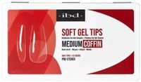 IBD Soft Gel Tips Medium Coffin 504st