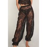 Hunkemöller Jogger Allover Lace Legacy Zwart