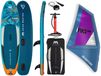 AQUA MARINA BLADE 10'6 Planche de windsurf SUP avec voile gonflable iRIG M