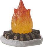Luville Bonfire orange battery operated