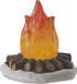 Luville Bonfire orange battery operated