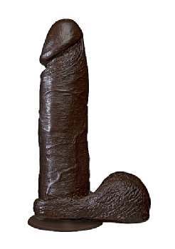 Doc Johnson Realistic Cocks - 8 Inch - Black