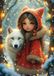 Bluebird Puzzle My Friend the Wolf 300 stukjes karton