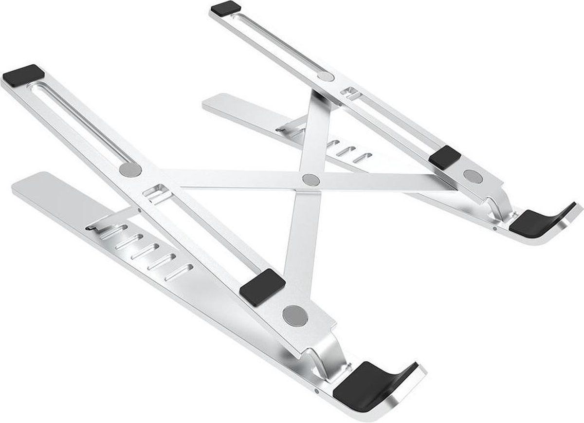 WiWu Laptop Aluminium Stand - Verstelbaar - Opvouwbaar - Zilver