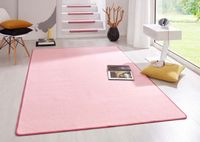 Hanse Home Modern effen vloerkleed Fancy - lichtroze 80x150 cm
