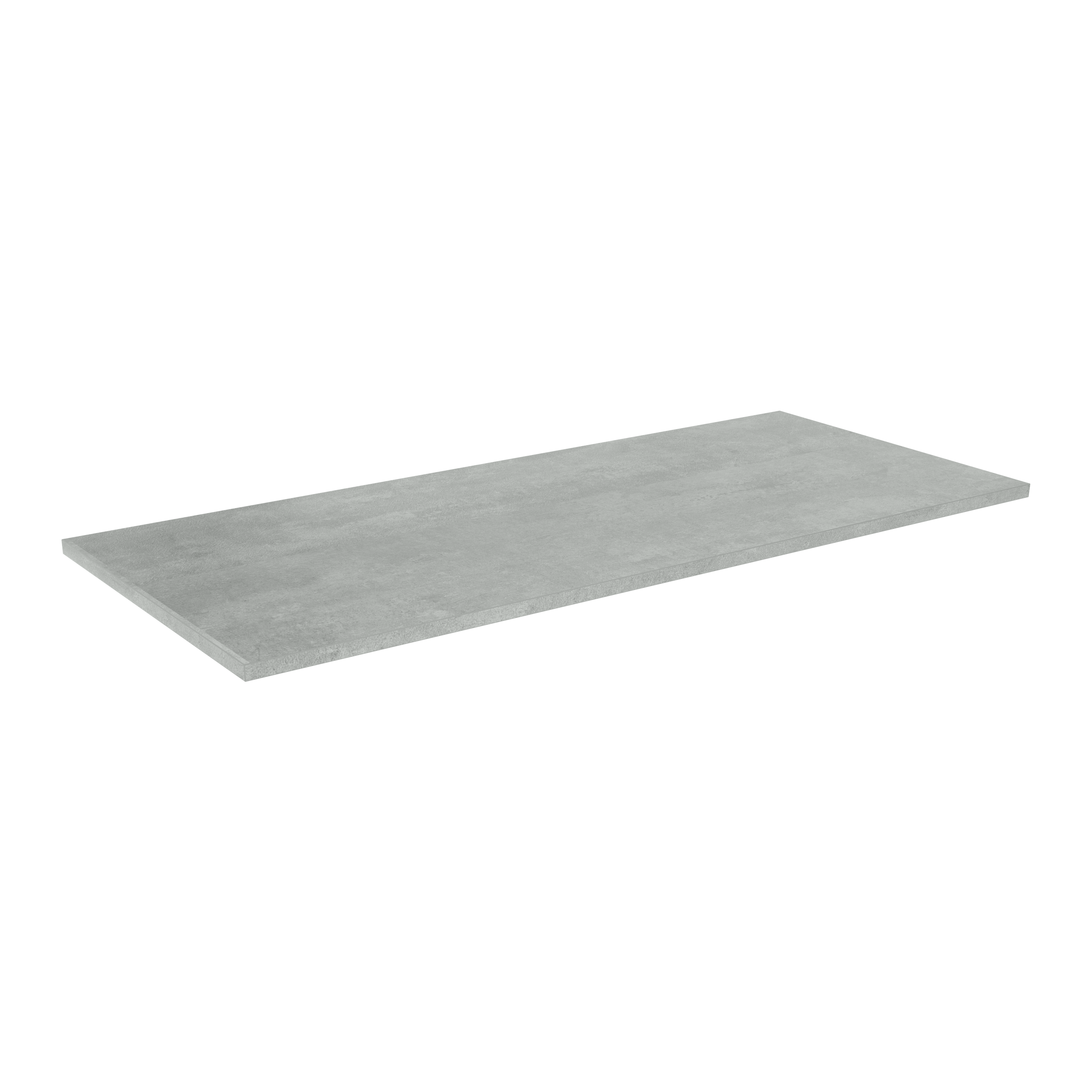 Linie Lado enkel of dubbel tablet beton donkergrijze melamine 120,5 x 46,5 cm