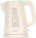 LIVOO Waterkoker DOD184C, 2200 W, 1,7 liter, 360° voet, anti-kalk filter, crèmekleurig
