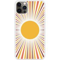 Sun Siliconen hoesje compatibel met iPhone 12 Pro