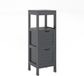 Vicco Vilda Halfhoge kast – 30 x 89 cm met 2 laden Grijs
