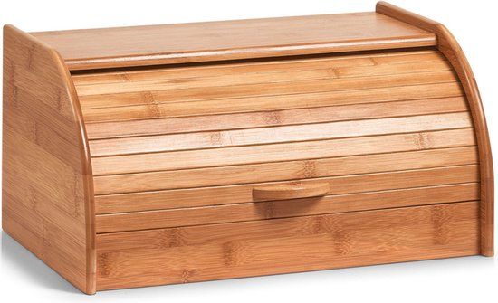 Zeller Bamboo Bread Box - 40cm - Brown
