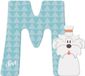 Sevi Dierenletter M 8 Cm Turquoise