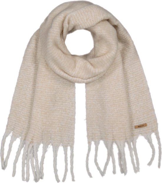 Barts Fyone Scarf Dames Sjaal - Crème - Polyester - One Size