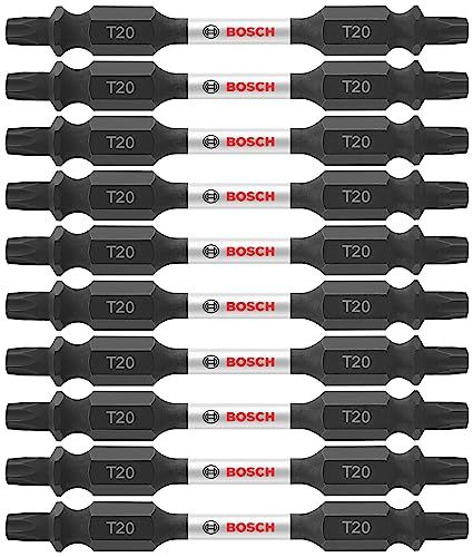 BOSCH ITDET2025B 2-1/2 inch Torx #20 Impact Tough Screwdriver Bits - 10 Pack