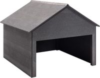 vidaXL Overkapping voor grasmaaier 80x80x70 cm HKC