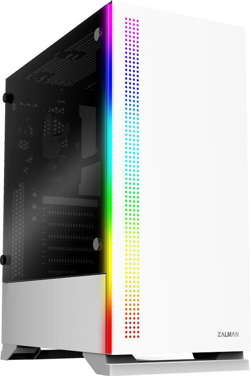 Zalman S5 WHITE computerbehuizing Midi Tower Wit