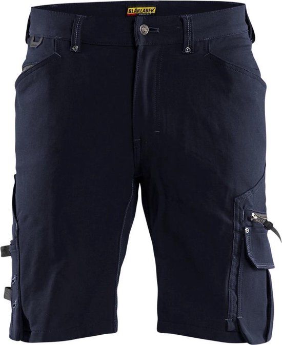 Blåkläder Short 4-weg stretch X1900 zonder spijkerzakken 1987-1644 - Donker marineblauw/Zwart - C60
