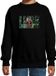 Bellatio Decorations Bol Tekst sweater I love monkeys met dieren foto van een orang oetan aap zwart voor kinderen - cadeau trui apen liefhebber - kinderkleding / kleding 98/104