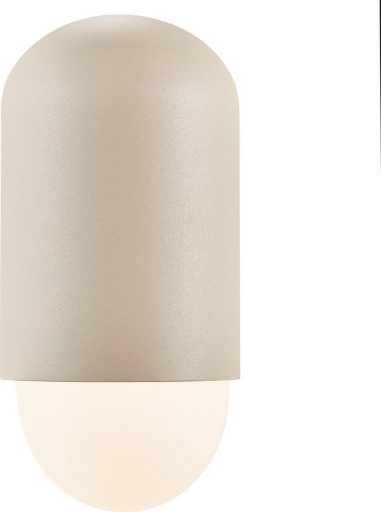 Nordlux Heka Wandlamp Buiten - E27 - Zandkleur - IP54