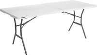Lifetime Werktafel Buffettafel 180 cm Inklapbaar Wit