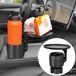 Icecat Porte-gobelet pour voiture avec plateau, support de porte-gobelet, porte-gobelet universel multifonctionnel avec plateau pivotant réglable à 360°, porte-gobelet avec base réglable