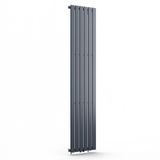 Blumfeldt Design Radiator Vlak Verticaal 180x45cm Antraciet Mat Staal