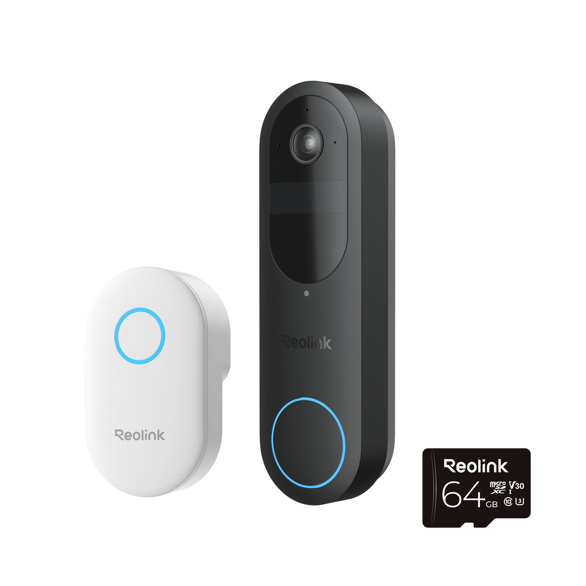 Reolink D340B met Chime + 64GB SD-kaart - 4MP Wi-Fi Deurbel