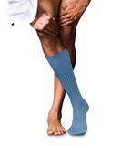 FALKE No. 13 Finest Piuma Cotton kniekousen heren blauw - maat 45-46