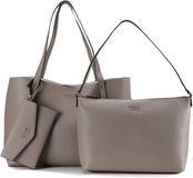 GUESS Brenton Tote Shopper Dark Taupe