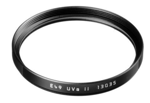 Leica Filter UVa II E 49 zwart
