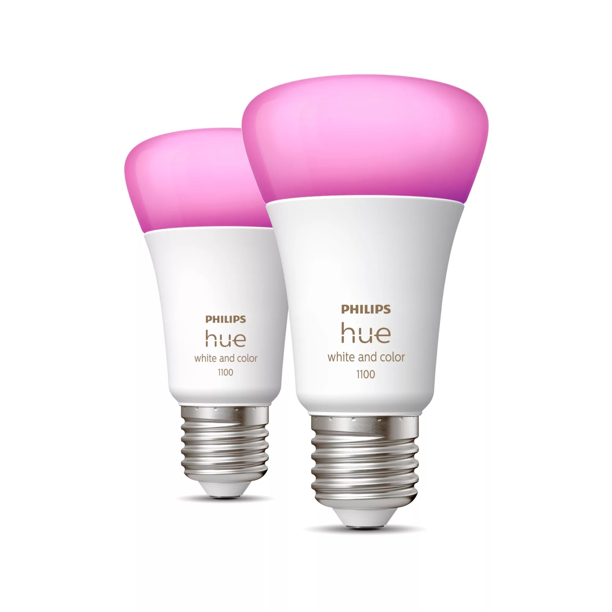 Philips Hue White and Color Ambiance A60 E27 Smart Bulb 2-Pack