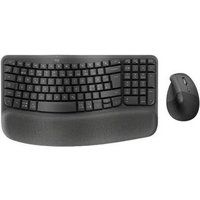 Logitech Wave Keys and Lift Combo - Toetsenbord en muis set - draadloos - Bluetooth LE, 2.4 GHz - QWERTY - Scandinavisch (Deens/Fins/Noors/Zweedsj - grafiet