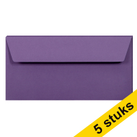 Clairefontaine Clairefontaine gekleurde enveloppen lila EA5/6 120 grams (5 stuks)