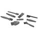 vhbw 9 x brosse de nettoyage pour rasoir électrique, tondeuse à barbe, tondeuse à cheveux, trimmer, épilateur