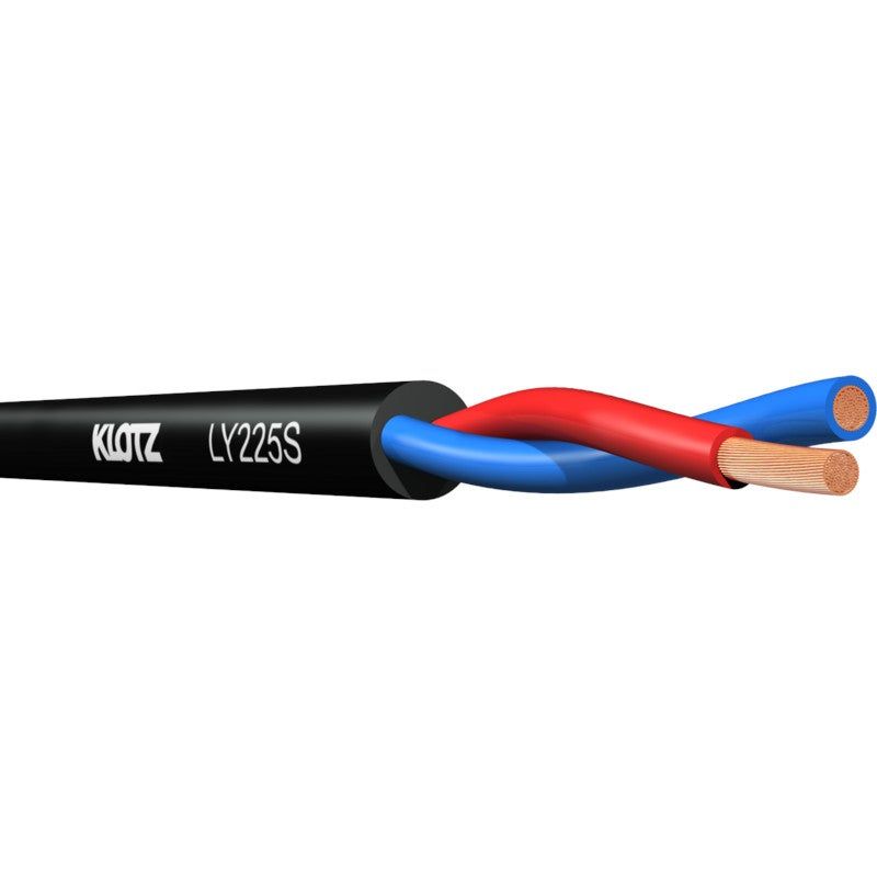 Klotz LY225S Speaker Cable - 2 x 2.5 mm² - 50m Roll