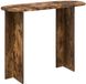 vidaXL Wandtafel Gerookt eiken 100 x 39,5 x 75 cm Bewerkt hout