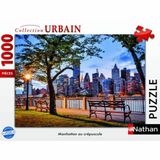Ravensburger Nathan Puzzel 1000 stukjes Manhattan at dusk