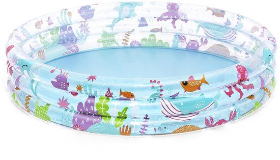 Bestway Deep Dive Opblaasbaar Kinderzwembad met 3 Ringen 1,52 m x 30 cm