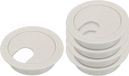 KXIZ Precision Components Ltd. 5 pièces cache-boîte de câble de bureau en plastique 35 mm gris