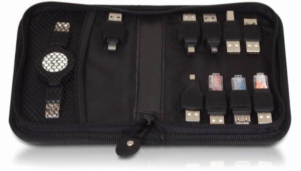 DeLOCK USB adapter kit 10 parts - Zwart - 1.2m