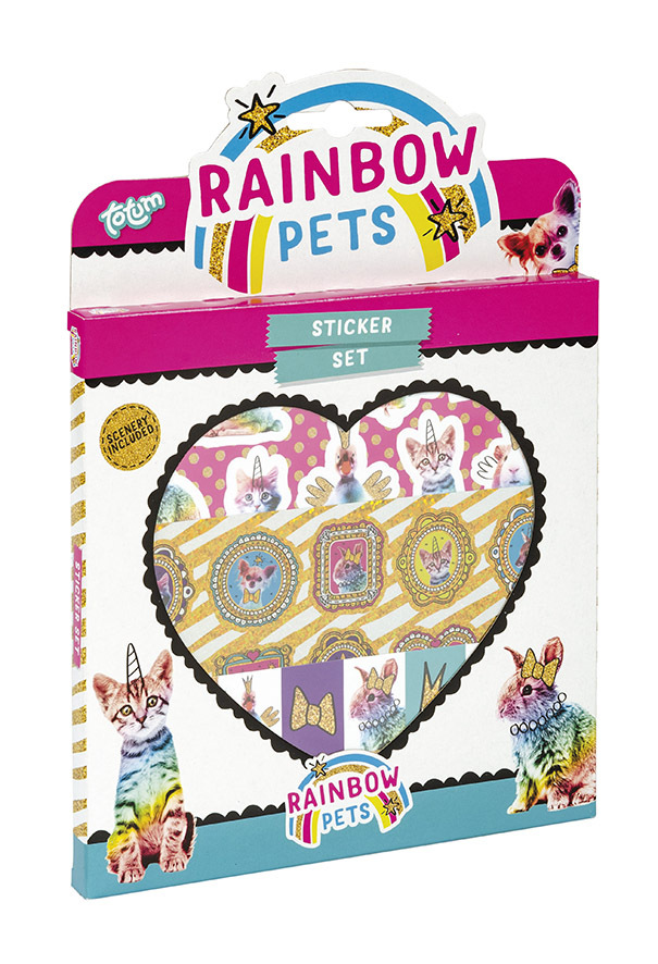 Totum Rainbow Pets Stickerset