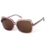 BOTANIQ Vierkante acetaatbril in bruin voor dames, optioneel met gezichtssterkte (model BIS-7010-103)